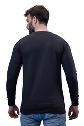 Black Graphic Full Sleeves T-Shirt